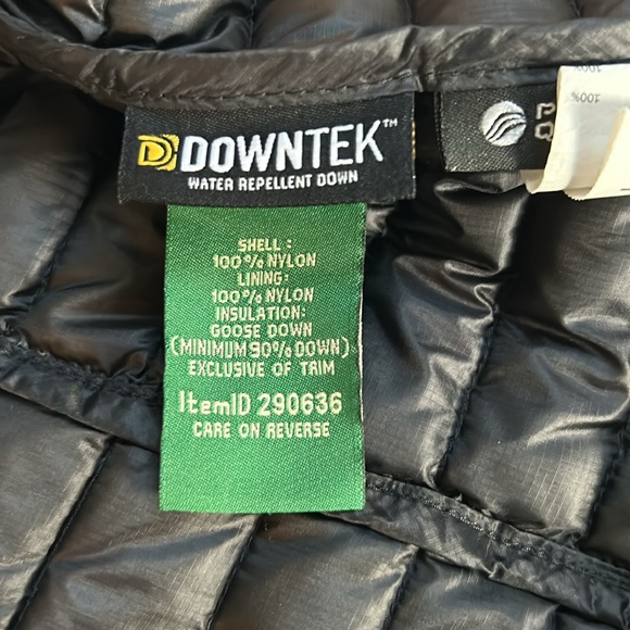 Men’s LL Bean Black Ultralight Packable 850 Down Jacket Size L - Picture 4 of 4